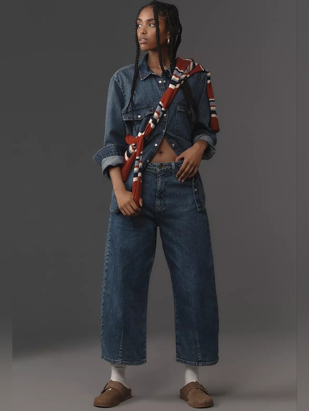Anthropologie Pilcro The Kenna Mid-Rise Heritage Barrel